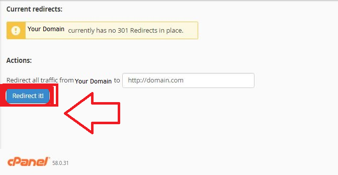 آموزش Redirects دامنه در هاست رایگان